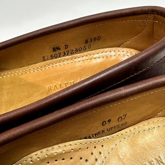 NEW HEELS Rancourt & Co. x Polo Ralph Lauren Edric Penny Loafer Made in USA 8.5 - Picture 10 of 13